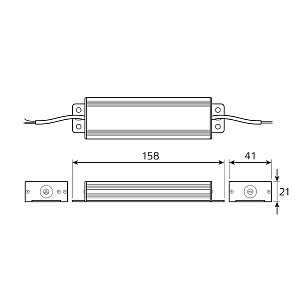 Блок питания Gauss Basic 12V 75W IP67 1/40