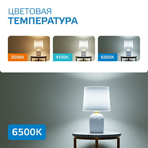 Лампа Gauss Elementary MR16 9W 680lm 6500K GU5.3 LED 1/10/100