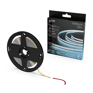 Лента Gauss COB 480 24V 12W/m 1200lm/m 4000K 8mm IP20 5m 1/100