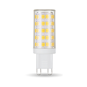 Лампа Gauss G9 AC185-265V 5W 430lm 4100K керамика LED 1/10/200