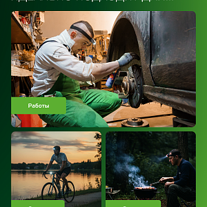 Фонарь налобный Gauss модель GFL305 3W 150lm 3xAAA LED 1/12/60