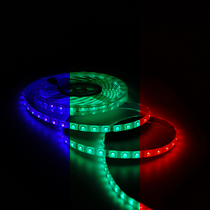 Лента Gauss Basic в комплекте LED 5050/60 12V 12W/m 780lm/m RGB 10mm IP65 5m 1/50