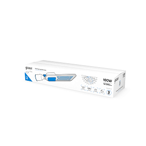 Светильник Уличный Gauss LED Qplus G2 IP65 514x173x92 100W 12000lm 5000K 175-265V КСС Ш 1/2