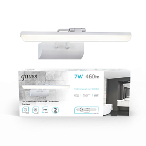 Настенный светодиодный светильник Gauss Medea BR021 7W 460lm 200-240V 440mm LED 1/20