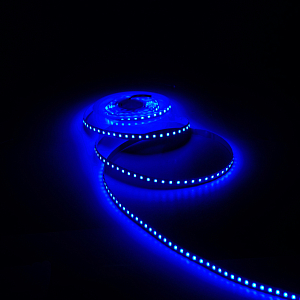 Лента Gauss Basic LED 2835/120 12V 9,6W/m 624lm/m синий 8mm IP20 3m 1/100
