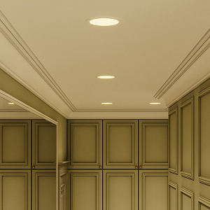 Светильник Gauss Slim круг 9W 610lm 3000K 180-265V IP20 монтаж Ø130 145*22 LED 1/20