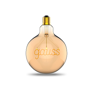 Лампа Gauss Filament G125 2,5W 200lm 2000К Е27 golden GAUSS LED 1/20