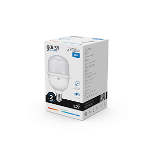 Лампа Gauss Elementary T100 32W 2700lm 6500K E27 LED 1/20