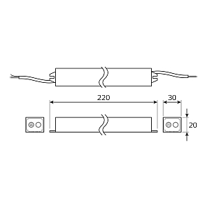 Блок питания Gauss Basic 12V 40W IP67 1/50