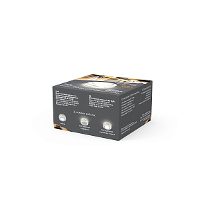 Светильник Gauss Backlight BL086 Кругл. Белый/Белый, Gu5.3, 3W, LED 3000K 1/30