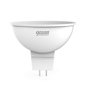 Лампа Gauss Elementary MR16 7W 570lm 6500K GU5.3 LED 1/10/100