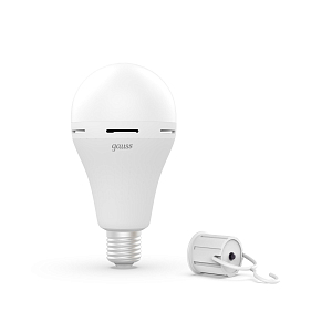 Лампа Gauss A60 8W 490lm 4100K E27 с Li-Ion аккумулятором LED 1/25
