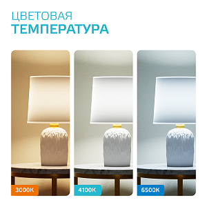 Лампа Gauss Basic Шар 7W 470lm 3000K-4000K-6500K Е14 изм.цвет.темп. LED 1/10/100