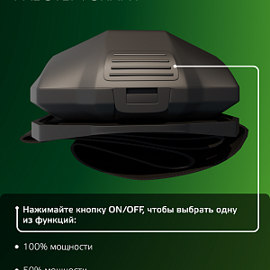 Фонарь налобный Gauss модель GFL306 1W 100lm 3xAAА LED 1/12/60