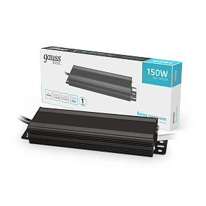 Блок питания Gauss Basic 12V 150W IP67 1/40