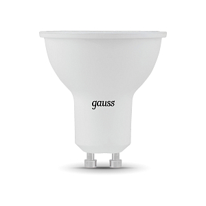 Лампа Gauss MR16 7W 630lm 4100K GU10 LED 1/10/100