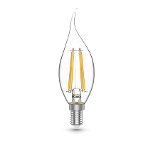 Лампа Gauss Basic Filament Свеча на ветру 5,5W 530lm 4100К Е14 LED (3 лампы в упаковке) 1/20