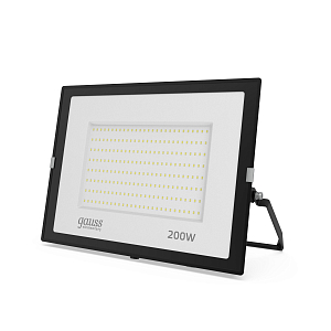 Прожектор светодиодный Gauss Elementary 200W 17000lm IP65 6500К ПРОМО G3 черный LED 1/2
