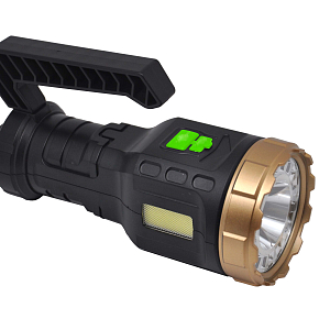 Фонарь ручной Gauss модель GFL209 10W 250lm  Li-ion 1200mAh LED 1/10/60