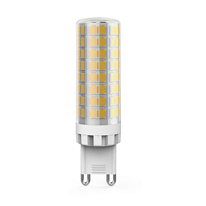 Лампа Gauss G9 AC185-265V 5,5W 700lm 3000K керамика диммируемая LED 1/10/200