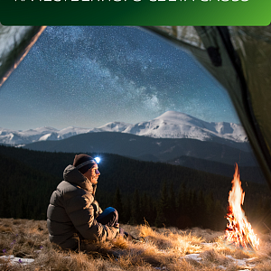 Фонарь налобный Gauss модель GFL411 7W 330lm Li-ion 800mAh LED 1/10/100