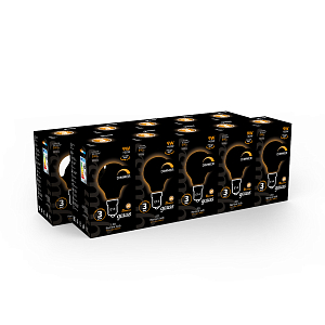 Лампа Gauss Filament Шар 9W 590lm 3000К Е14 milky диммируемая LED 1/10/50