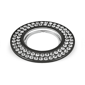 Светильник Gauss Strass CA035 Круг. Кристал/Черный, Gu5.3 1/30