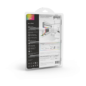 Лента Gauss Basic в комплекте LED 5050/60 12V 10W/m 700lm/m RGB 10mm IP20 5m 1/50