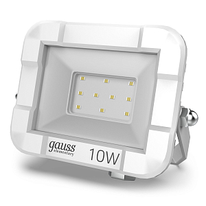 Прожектор светодиодный Gauss Elementary G2 10W 900lm IP65 6500К белый 1/60