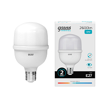 Лампа Gauss Elementary T100 32W 2600lm 4000K E27 LED 1/20
