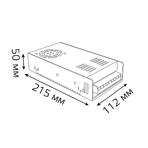Блок питания Gauss 360W 24V IP20 1/36