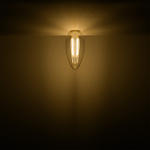Лампа Gauss Filament Свеча 11W 810lm 2700К Е14 LED 1/10/50