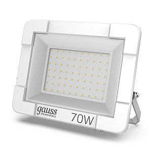 Прожектор светодиодный Gauss Elementary G2 70W 6300lm IP65 6500К белый 1/16