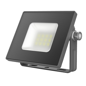 Прожектор Gauss BASIC 10W 820lm 6500K 200-240V IP65 графитовый LED 1/20