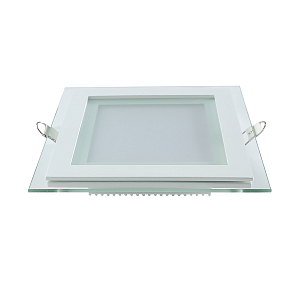 Светильник Gauss Glass кв 12W 990lm 4000K 185-265V IP20 монт 130х130 160*160*36 с дек стек LED 1/10/40