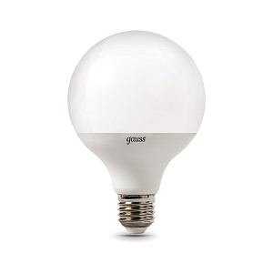 Лампа Gauss G95 16W 1480lm 3000K E27 LED 1/20